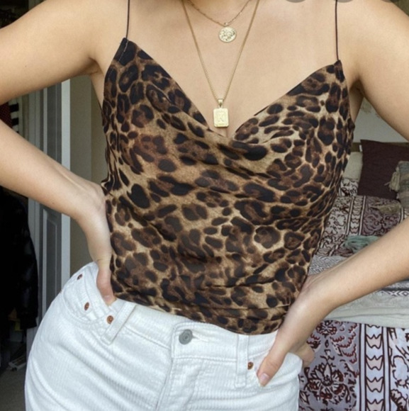 Leopard Print Tank Tops